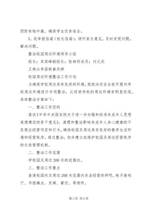 蜂岩镇卫生院整治校园周边环境实施方案.docx