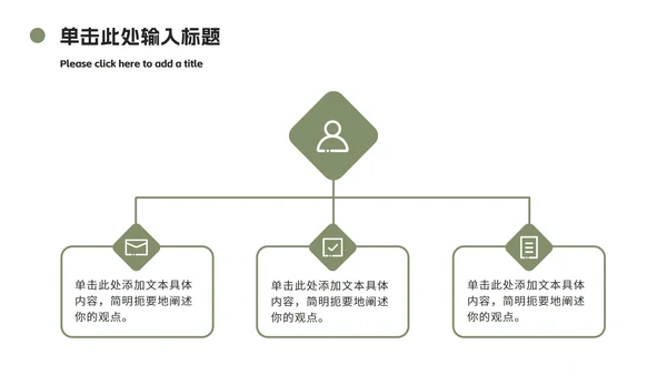 绿色实景风企业培训管理团队合作PPT模板