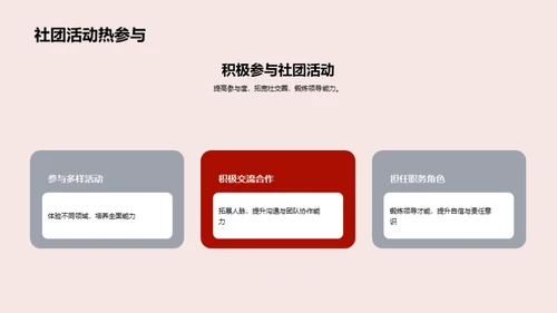 社团活动：成长的舞台