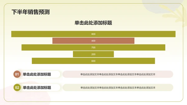 黄色几何风季度总结汇报PPT模板