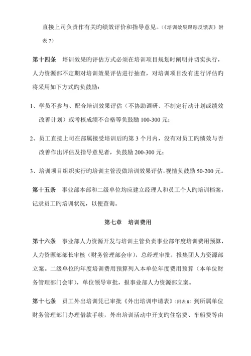 人力资源开发与培训管理制度.docx