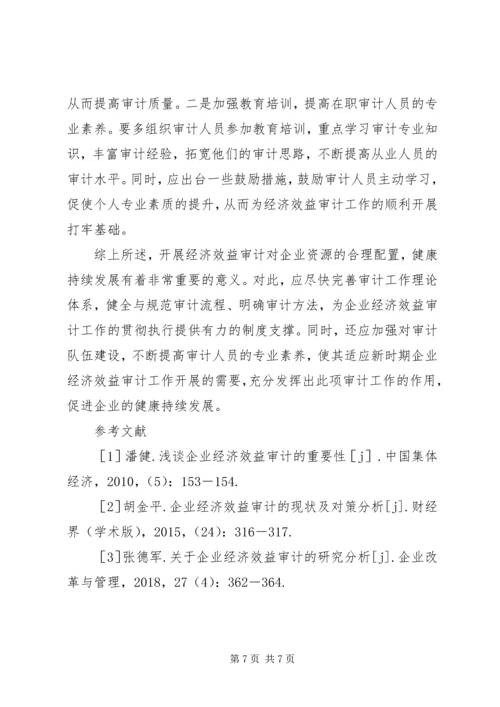 企业经济效益审计的困境与解决对策.docx
