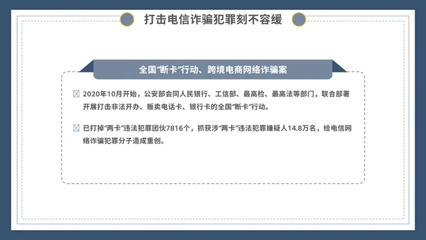 谨防电信诈骗主题宣传教育模板