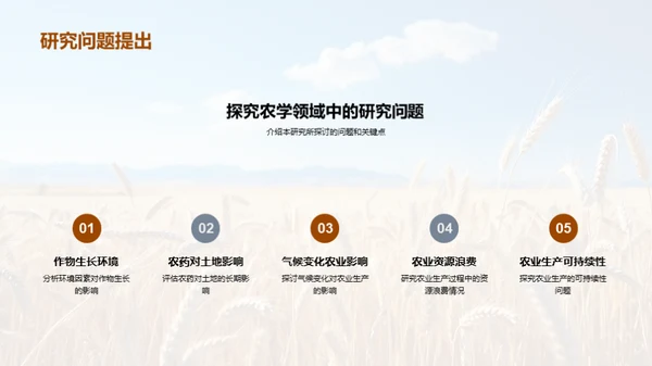 农学探究之旅