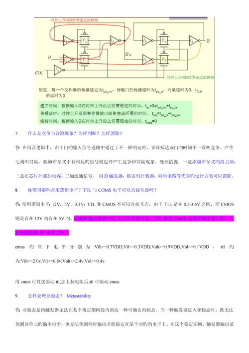 2023年数字IC招聘精选面试题.docx