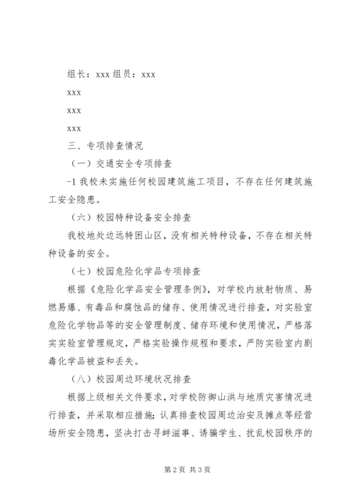 登岸小学安全隐患排查治理计划 (4).docx