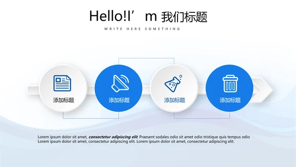 蓝色简约手术室述职报告动态PPT