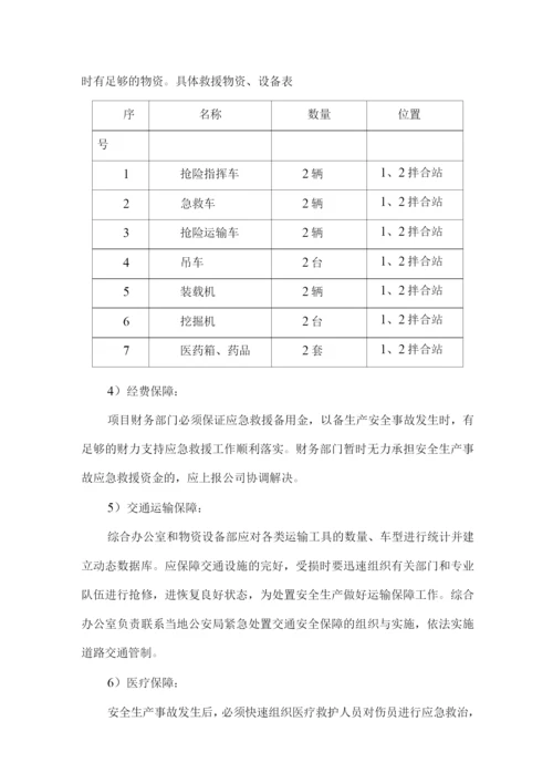 公路工程拌和站项目施工应急预案.docx