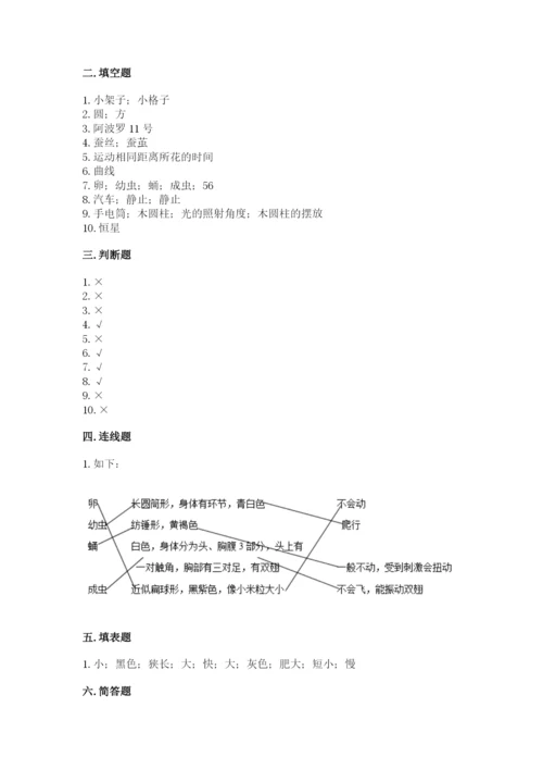 教科版小学科学三年级下册期末测试卷（轻巧夺冠）.docx