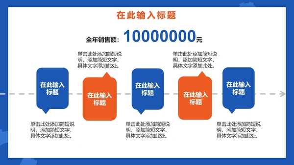 蓝色简约全国质量月企业生产PPT模板