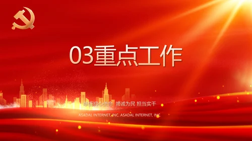 国企党支部意识形态工作报告动态PPT