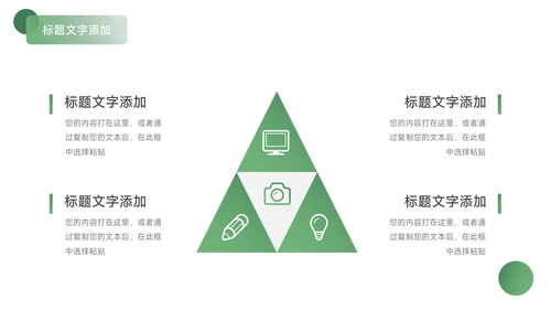 绿色简洁员工职业规划PPT模板