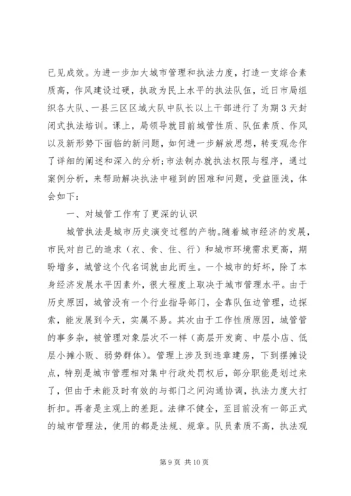 城管大队学习先进个人心得体会优秀范文.docx