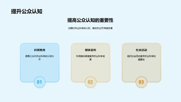 农业科学新纪元探索