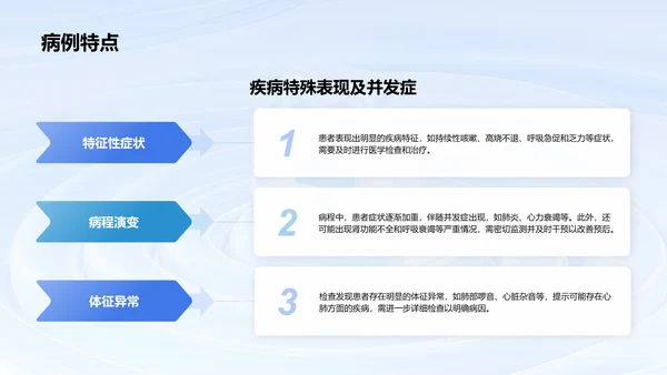 蓝色3D风临床实习病例汇报模板PPT模板