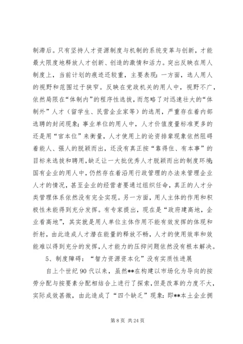 政府加快人才新高地建设行动计划.docx