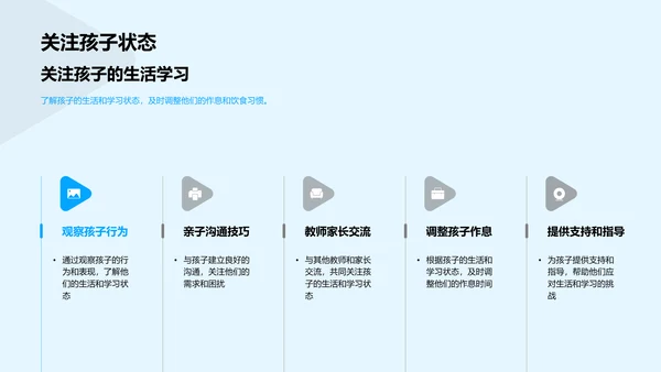 夏至与儿童作息PPT模板