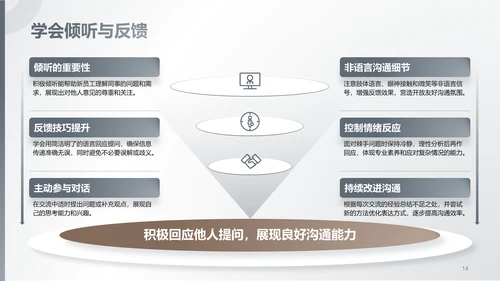 灰色商务风新员工自我介绍PPT模板