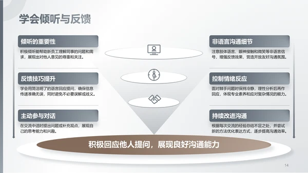 灰色商务风新员工自我介绍PPT模板