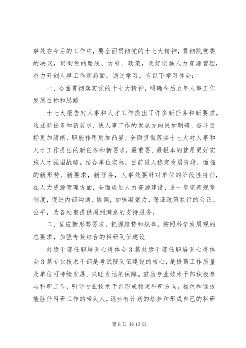 任职培训心得体会优秀范文.docx