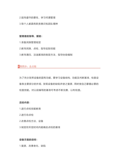 TPM自主保养推进的7大步骤与改善思维.docx