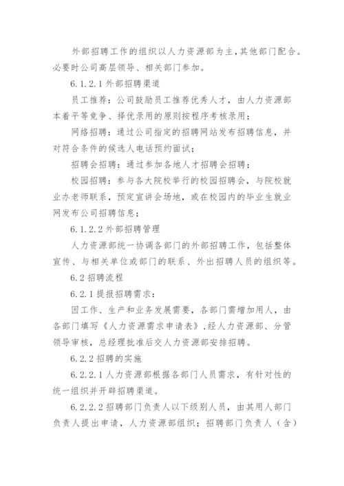 公司员工招聘管理制度范本.docx