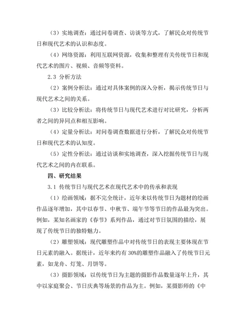 传统节日与现代艺术的关系探讨