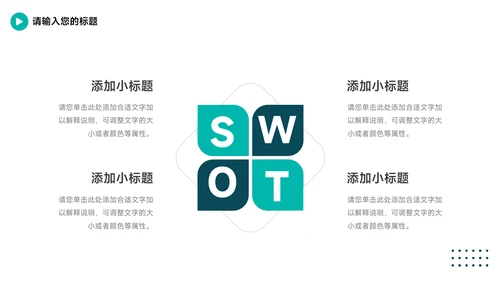 绿色大气房地产项目介绍PPT模板