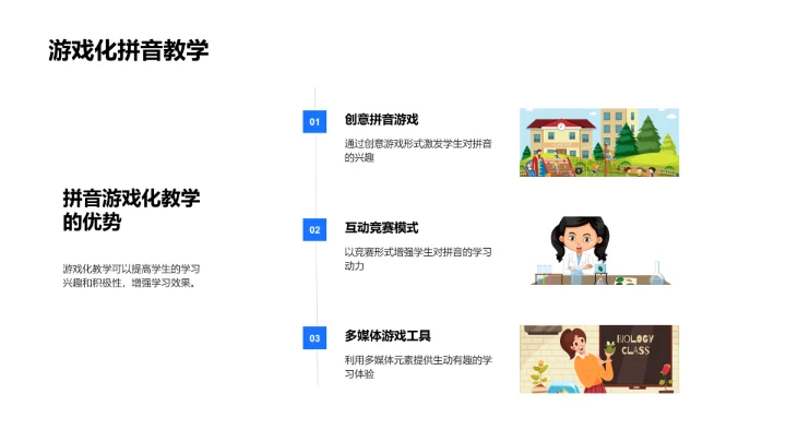 拼音教学新策略PPT模板