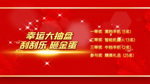 年会2023颁奖庆典开门红春节晚会PPT