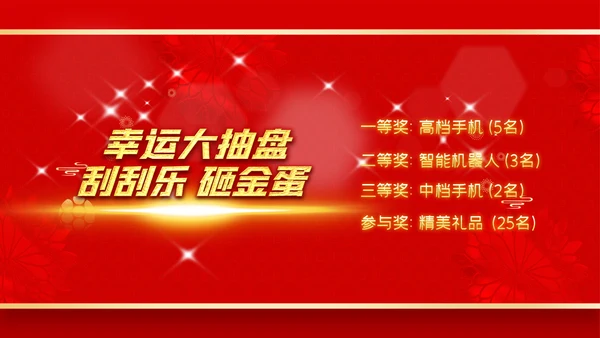年会2023颁奖庆典开门红春节晚会PPT