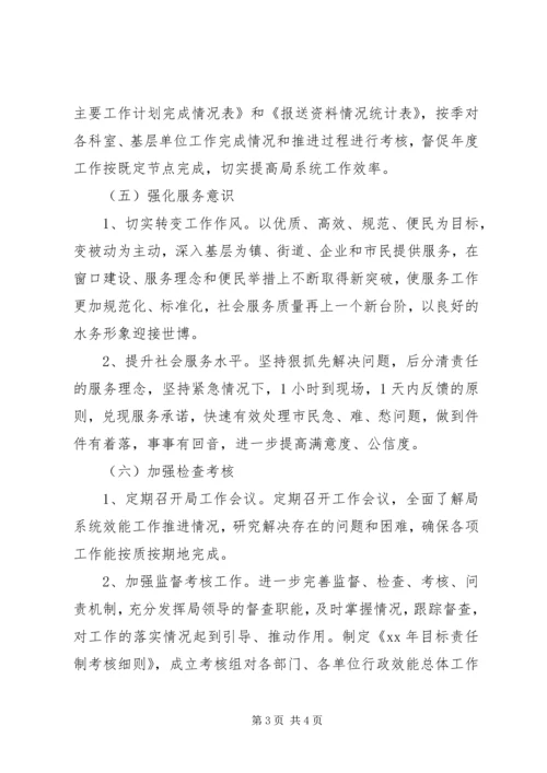 水务局行政的工作计划 (2).docx