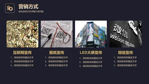 高端黑金商业计划书通用PPT模板