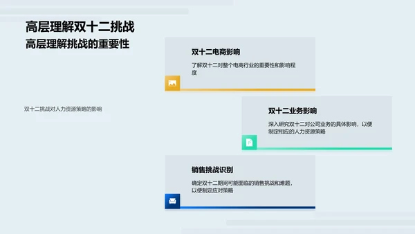 双十二人力资源策略PPT模板