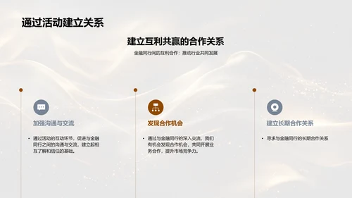 金融交流活动策划PPT模板
