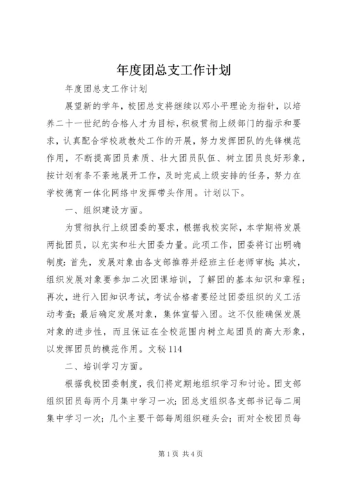 年度团总支工作计划 (4).docx