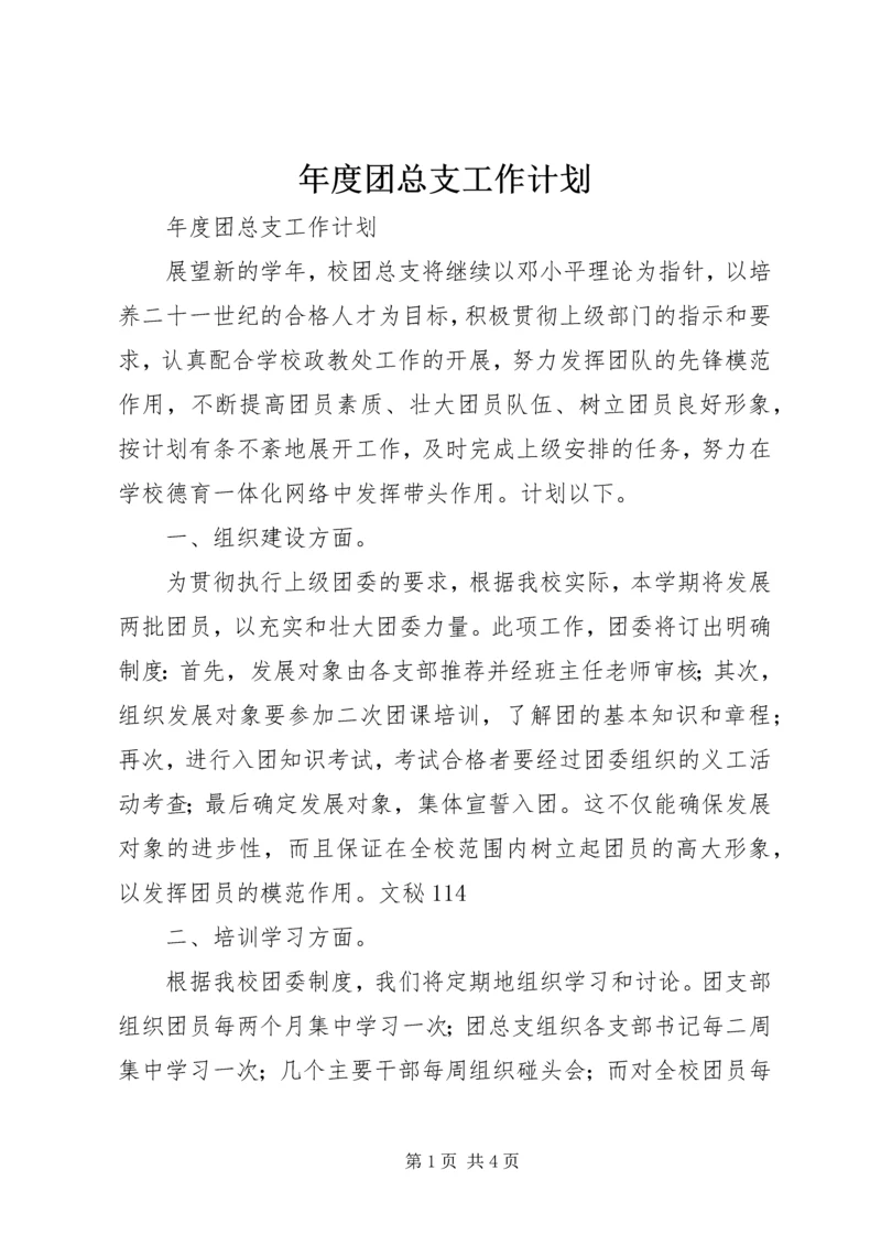 年度团总支工作计划 (4).docx
