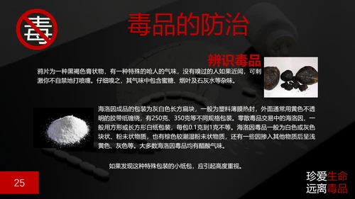 珍爱生命禁毒无毒PPT
