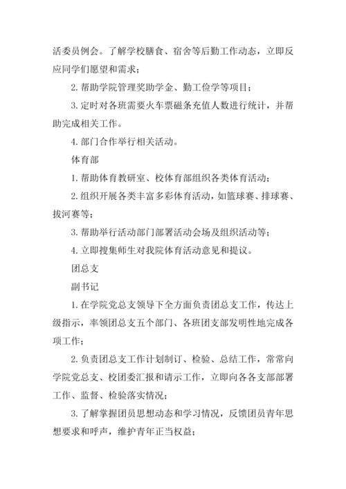 学院学生干部竞选活动专业方案.docx