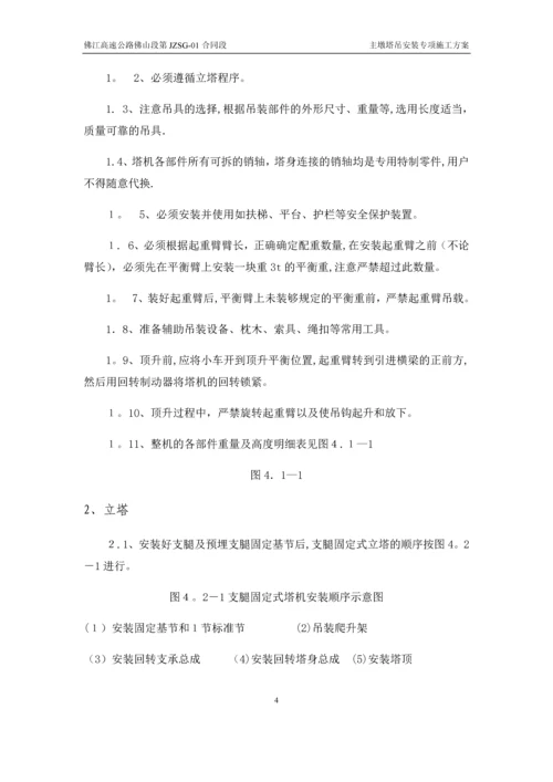 塔吊安装专项施工方案.docx