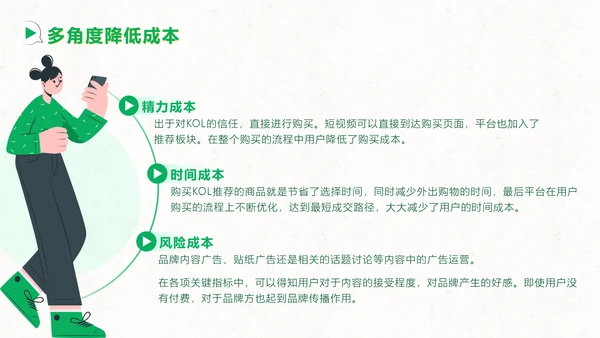 短视频用户增长指南PPT模板