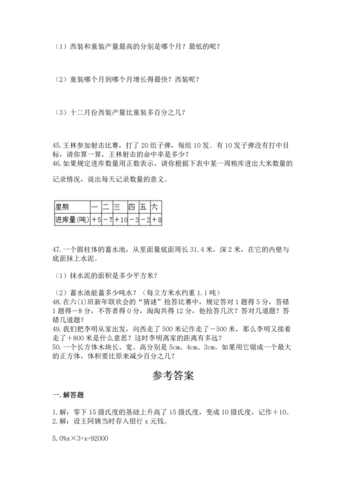 小升初数学应用题50道ab卷.docx