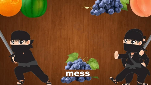 外研社六下 Module4 Unit2 The apples are falling down