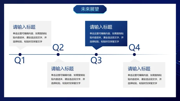 高级商务科技风芯片PPT模板