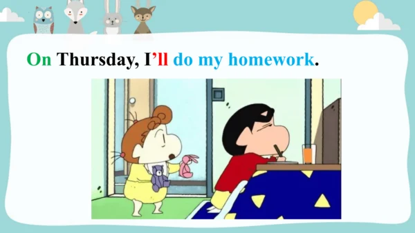 Module5Unit2 On Monday,I'll go swimming.课件(共35张PPT