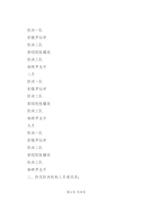 在建工程度汛方案渡讯方案.docx