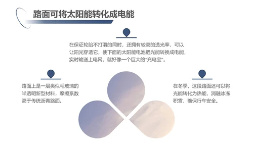 蓝紫色简约商务光伏发电c新能源PPT