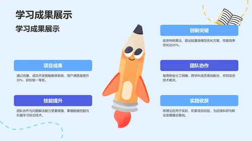 竞赛学习经验分享PPT模板