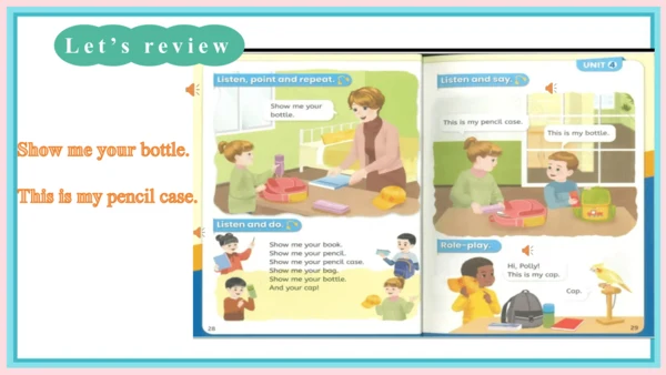 一年级英语上学期 Unit 4 Ready for school Lesson 6 课件