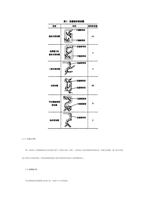 轮毂轴承的发展趋势和最新技术.docx